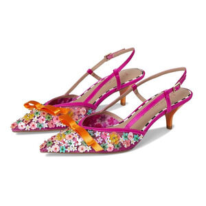 Blue by Betsey Johnson Womens Sadyy Heel US 6M Pink Fuchsia Embellished NWOB